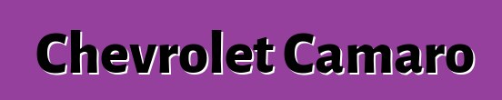 Chevrolet Camaro
