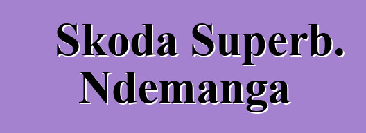 Skoda Superb. Ndemanga