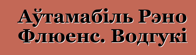 Аўтамабіль Рэно Флюенс. Водгукі