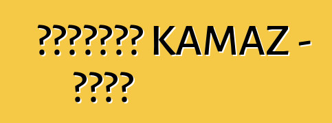 如何降低油耗。 KAMAZ - 簡單規則