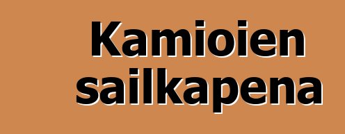 Kamioien sailkapena