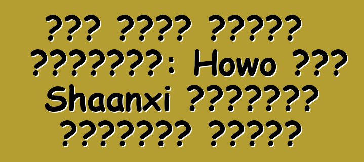 চীন থেকে বিশেষ সরঞ্জাম: Howo এবং Shaanxi কংক্রিট মিক্সার ট্রাক