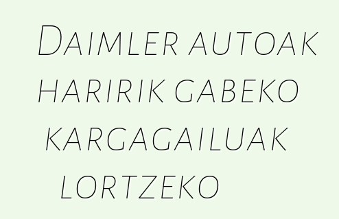 Daimler autoak haririk gabeko kargagailuak lortzeko