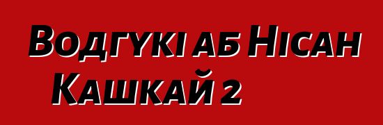 Водгукі аб Нісан Кашкай 2