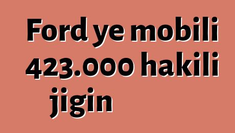 Ford ye mobili 423.000 hakili jigin