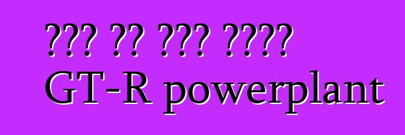 ኒሳን ስለ አዲሱ ትውልድ GT-R powerplant