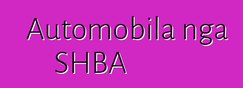 Automobila nga SHBA