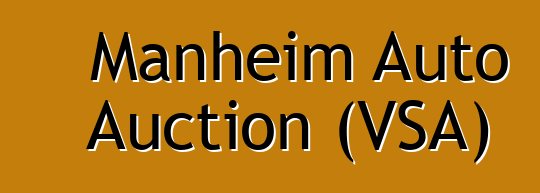 Manheim Auto Auction (VSA)