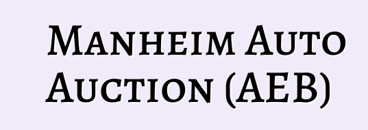 Manheim Auto Auction (AEB)