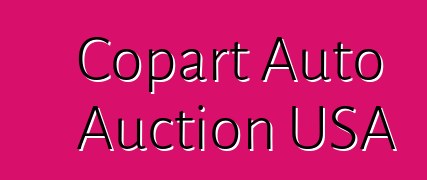 Copart Auto Auction USA